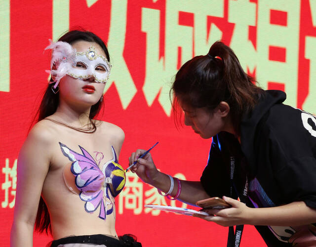 科技彩绘新纪元，人体彩绘比赛的魅力与未来展望